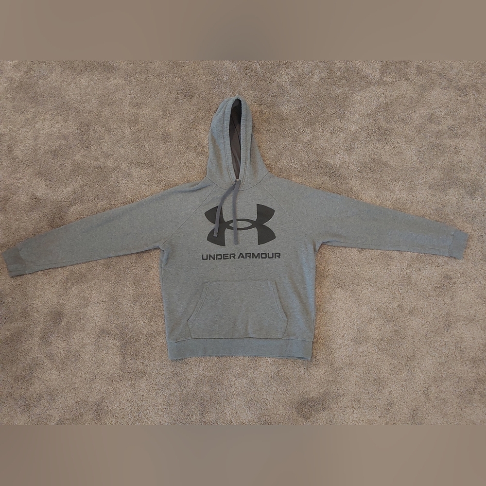 Under Armour Men's Gray Logo Hoodie